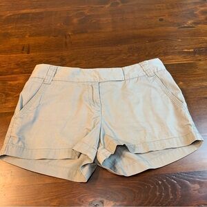 J CREW CLASSIC TWILL GREY CHINO SHORTS Sz4